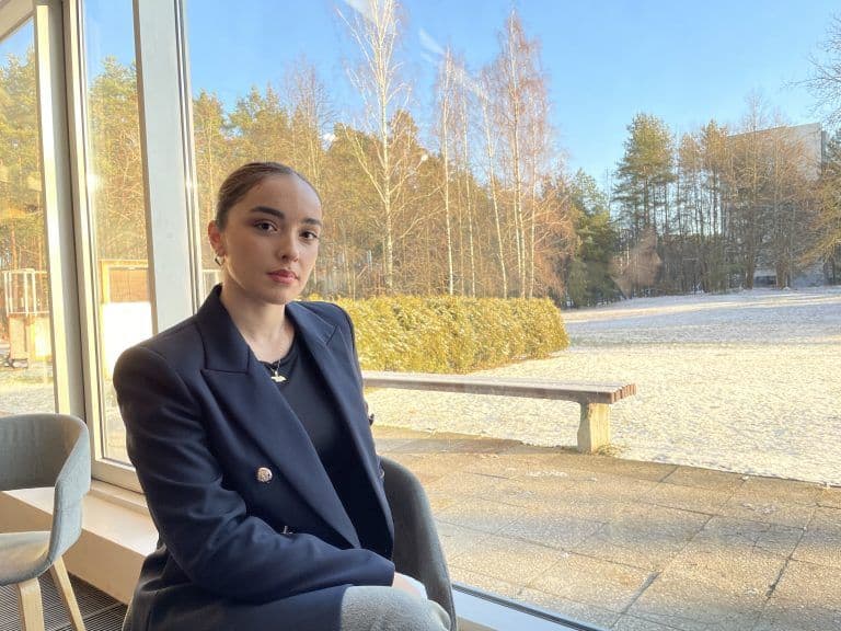 VU student Nana Ochkhikidze