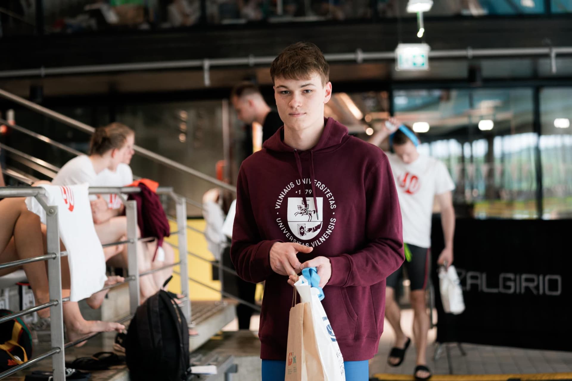 Stanislav Lohvynenko is currently considered the strongest butterfly swimmer in Vilnius